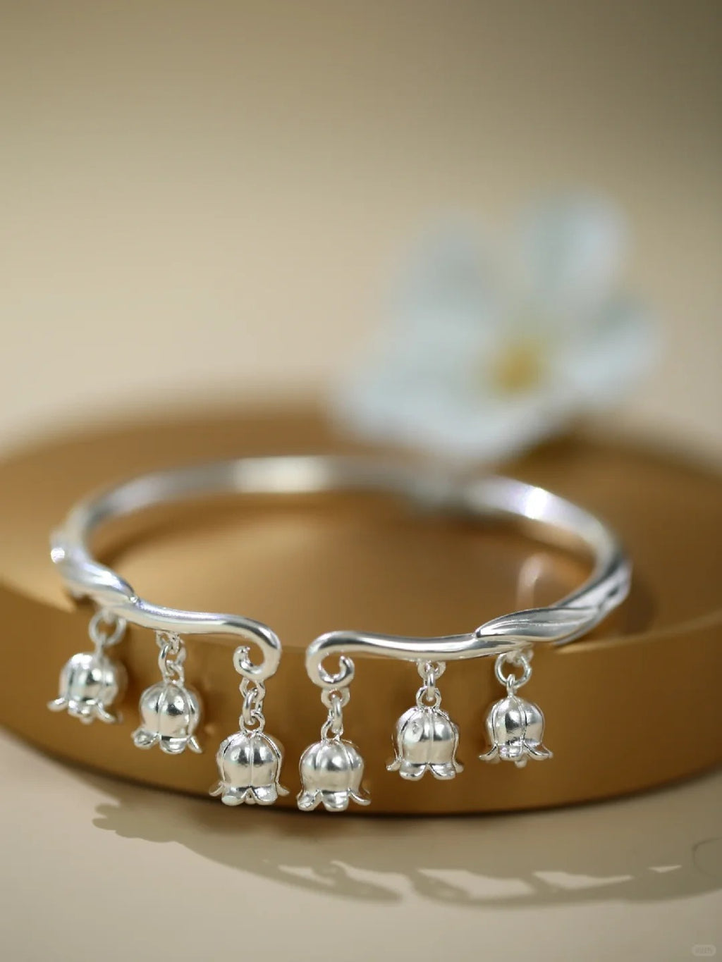 Lắc Tay Hoa Linh Lan - Bạc S999 -  L001257 - HuyK Viễn Chí Bảo