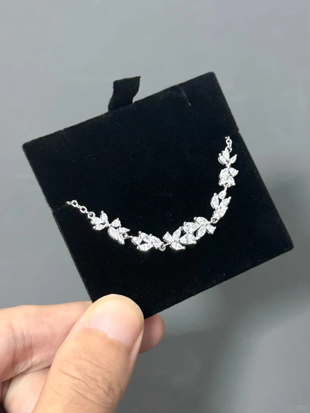 Bộ Sản Phẩm Hoa Tử Đằng - Bạc Ý S925 - D000994 - L401038 - HuyK Viễn Chí Bảo