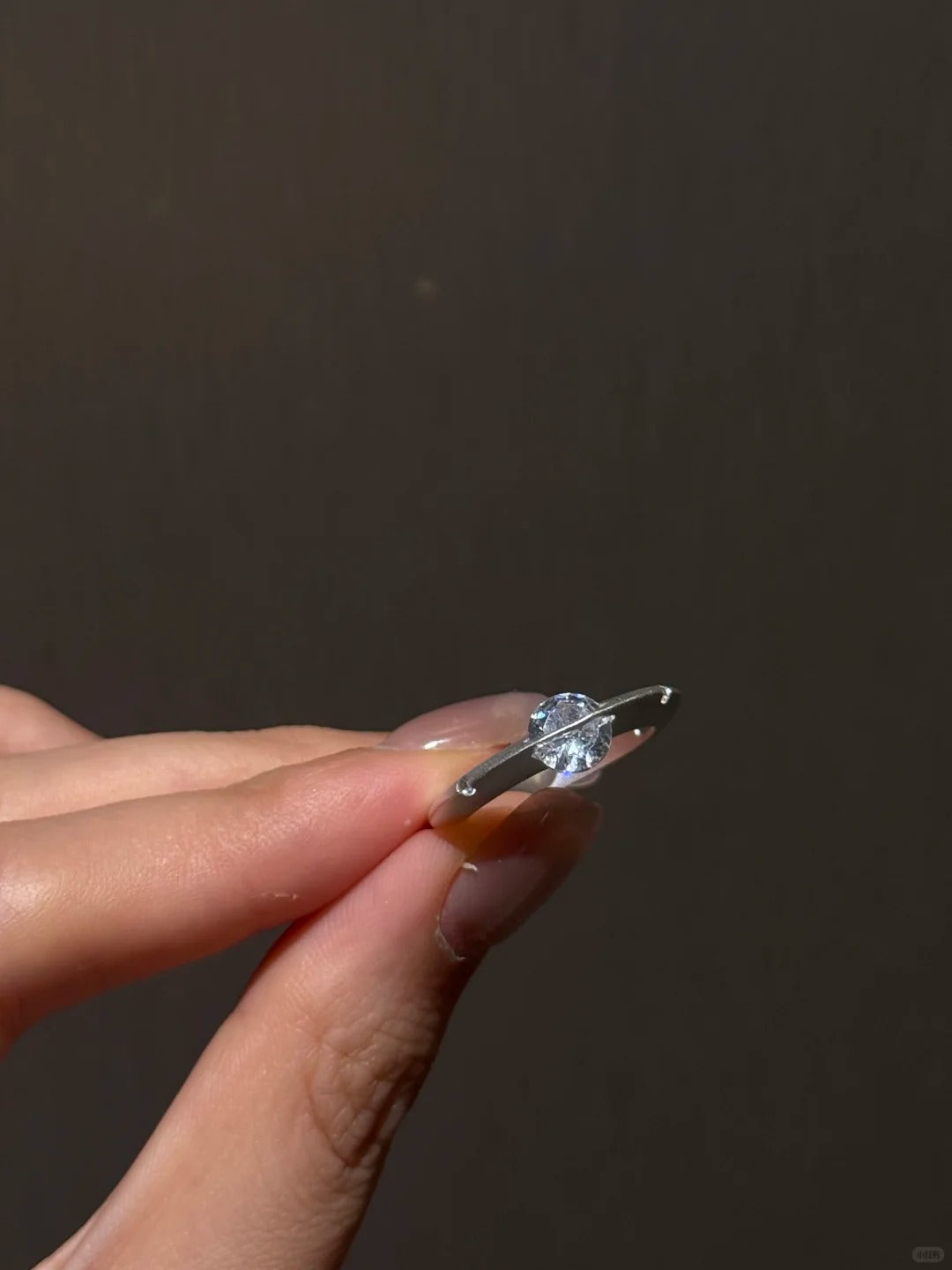 Nhẫn Đá Moissanite Xoay Tiểu Hành Tinh - Bạc Ý S925 - N001347 - HuyK Viễn Chí Bảo