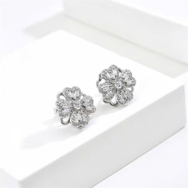 Nhẫn Cỏ 4 Lá Xoay - Bạc Ý S925 - N001361 - HuyK Viễn Chí Bảo