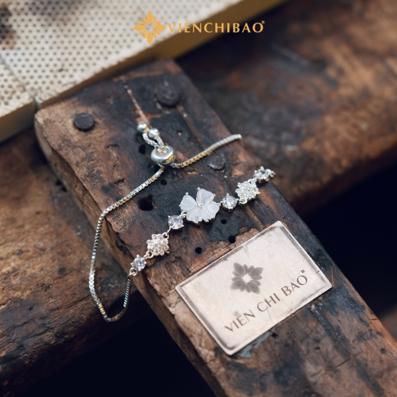 Vòng Tay Bạc Nữ Cỏ Bốn Lá May Mắn - Bạc Ý S925 - MT01- HuyK Viễn Chí Bảo