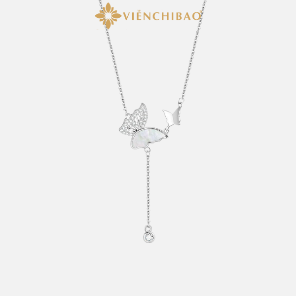 Dây Chuyền Hồ Điệp - Bạc Ý S925 - D000996- HuyK Viễn Chí Bảo