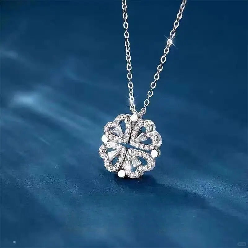 Dây Chuyền Cỏ Bốn Lá - Bạc Ý S925 - MD64 - HuyK Viễn Chí Bảo