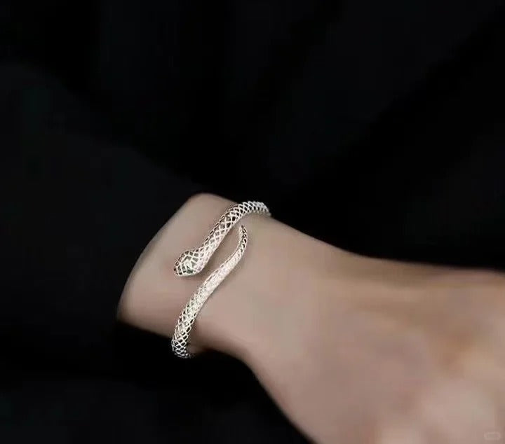 Lắc Tay Mãng Xà - Bạc S999 - L001346 - HuyK Viễn Chí Bảo