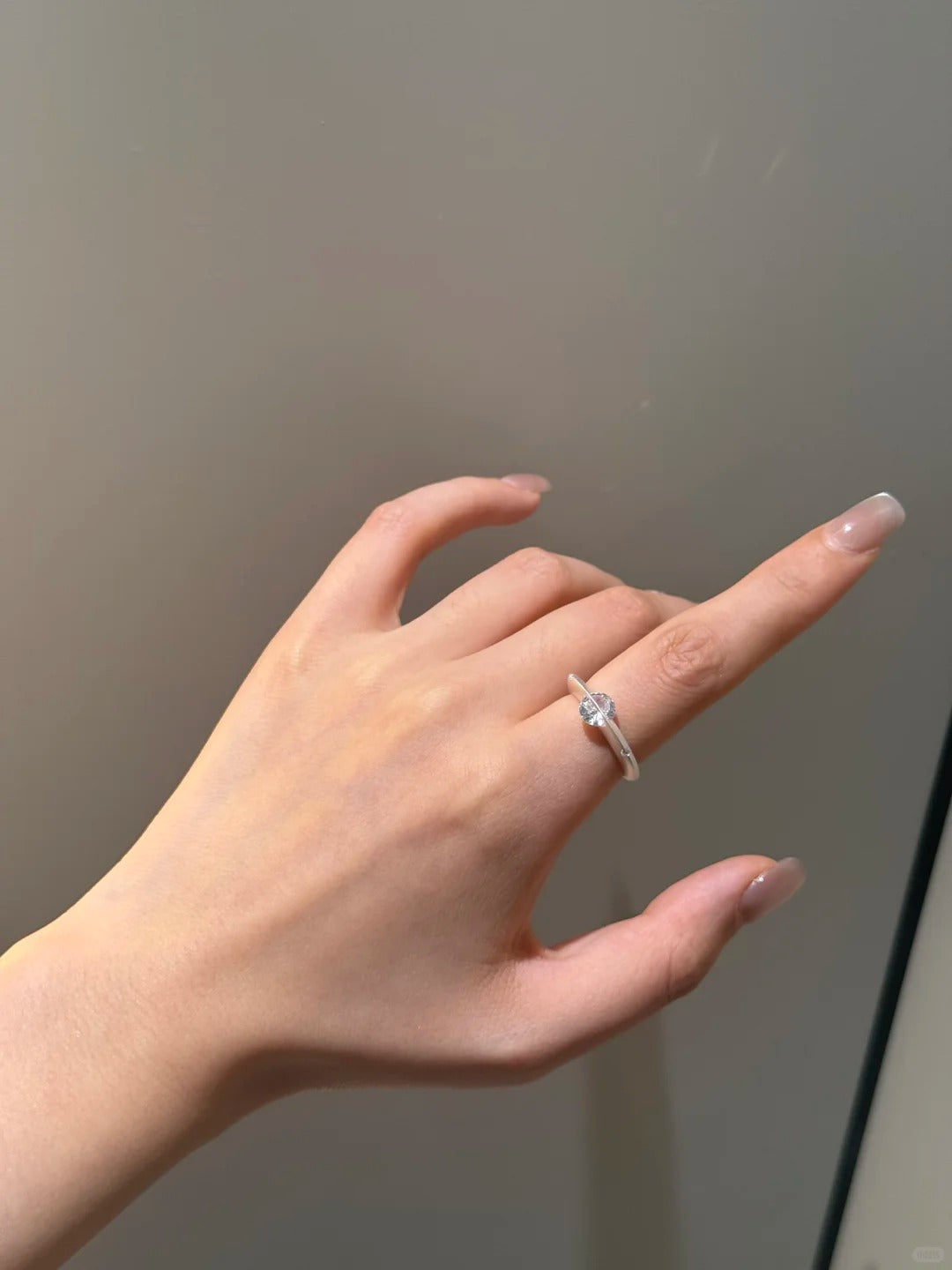 Nhẫn Đá Moissanite Xoay Tiểu Hành Tinh - Bạc Ý S925 - N001347 - HuyK Viễn Chí Bảo