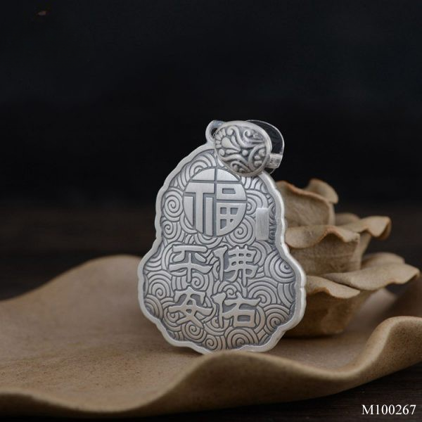 MẶT DÂY CHUYỀN BẠC NAM DI LẶC PHÚ QUÝ Bạc Thái S925 - HuyK Viễn Chí Bảo