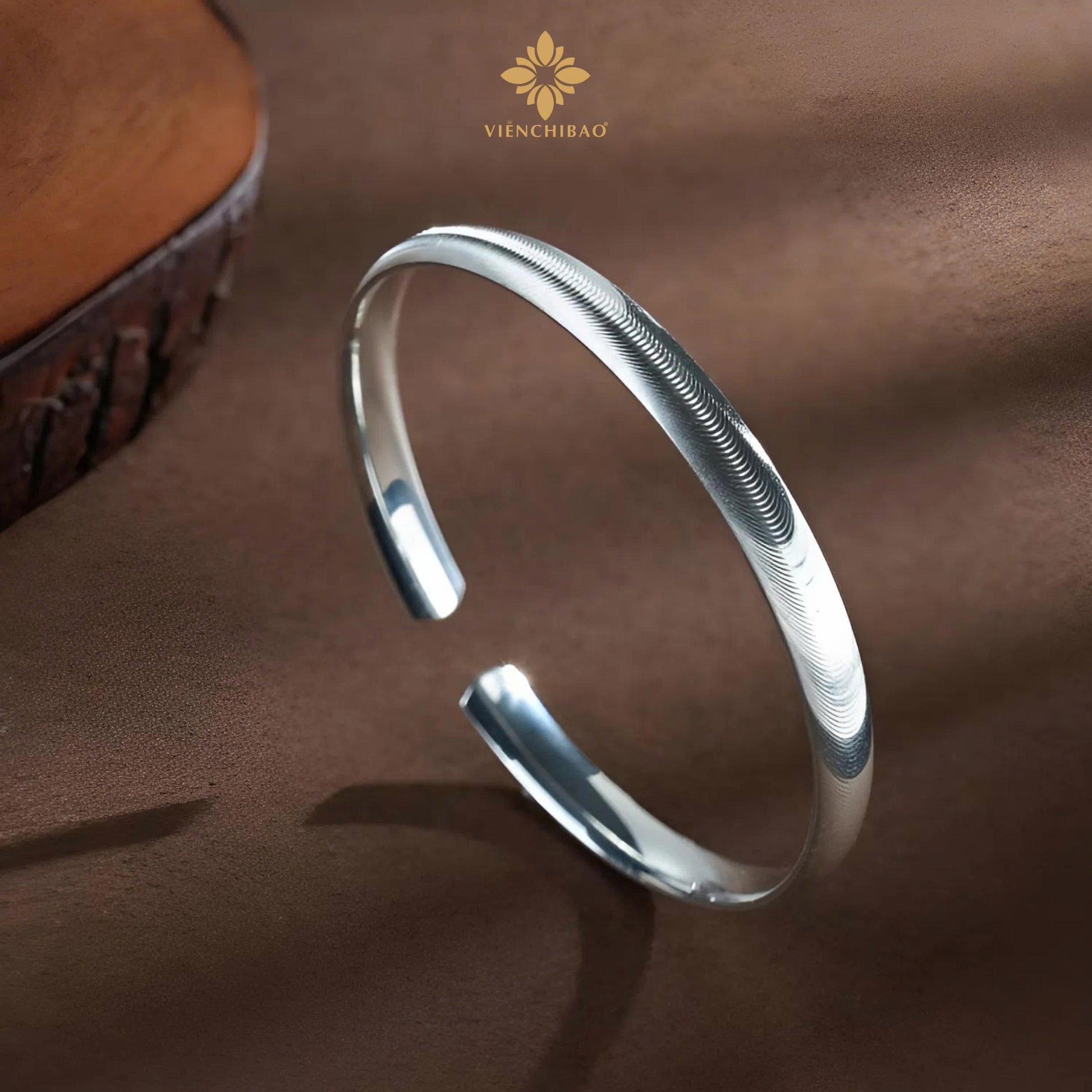 Vòng Tay Mắt Mèo - Bạc Ý S999 - L001347 - HuyK Viễn Chí Bảo