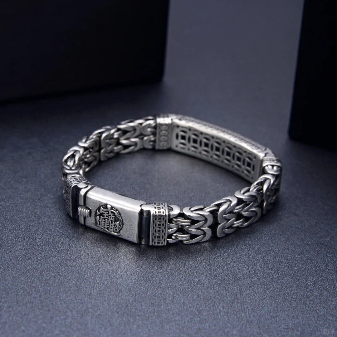 Lắc Tay Tỳ Hưu Chiêu Tài Tiến Bảo - Bạc Thái S925 -L100126- HuyK Viễn Chí Bảo