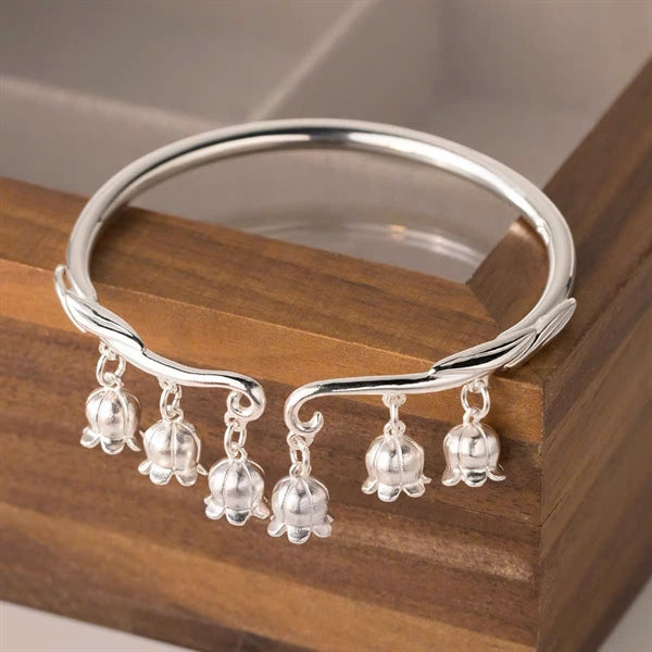 Lắc Tay Hoa Linh Lan - Bạc S999 -  L001257 - HuyK Viễn Chí Bảo