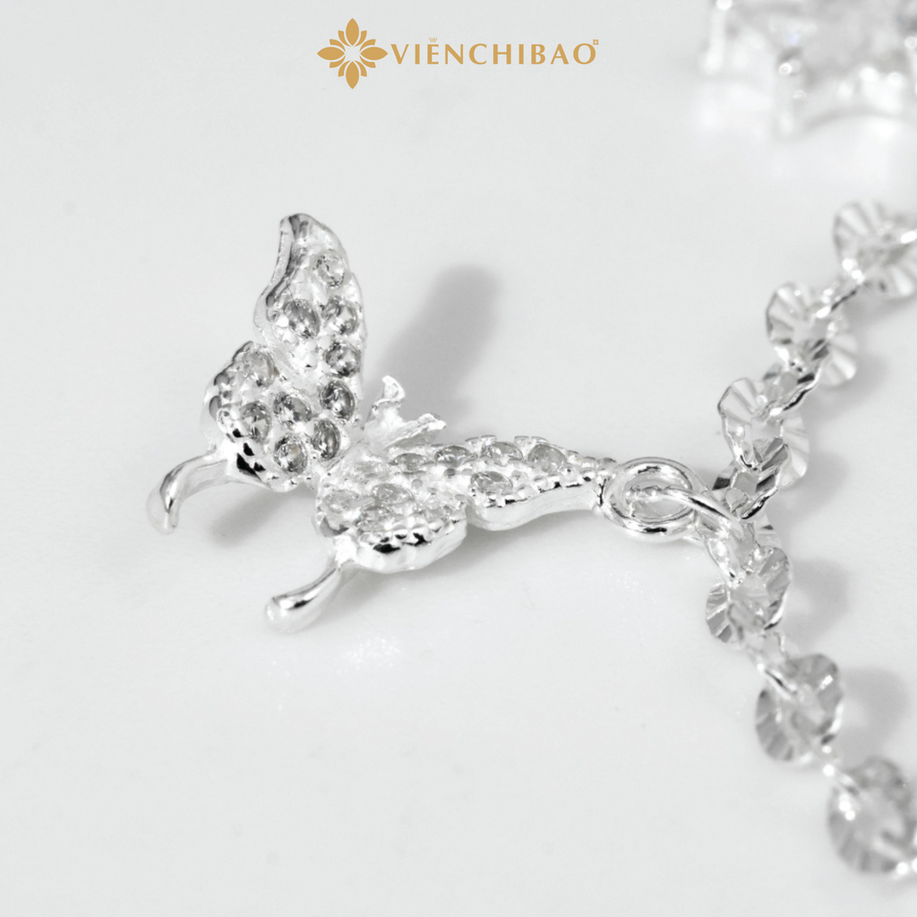 Lắc Tay Cánh Bướm Ngôi Sao - Bạc S925 - L400585 - HuyK Viễn Chí Bảo