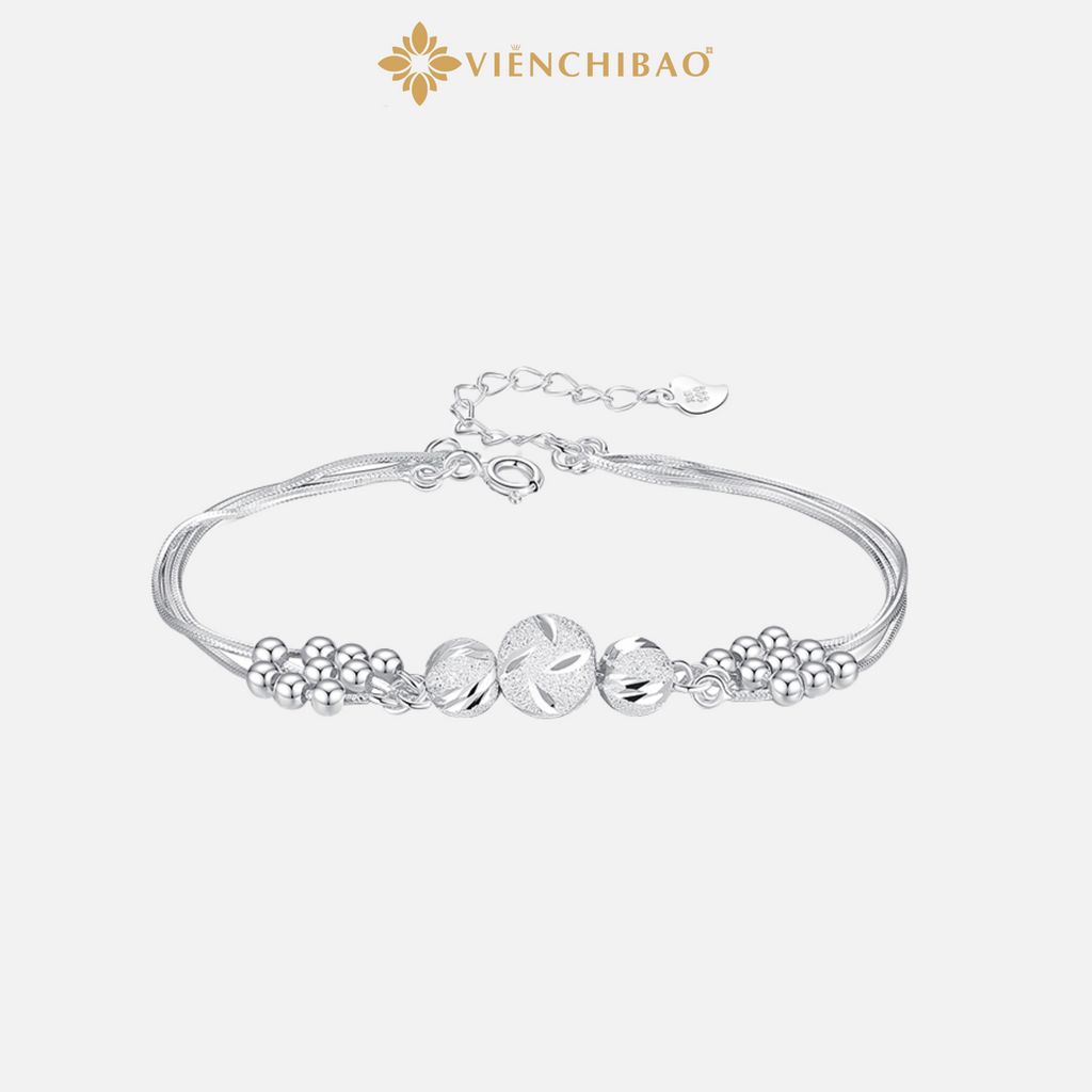 Lắc Tam Sinh Tam Thế - Bạc Ý S925 - L000963x- L500412 - HuyK Viễn Chí Bảo