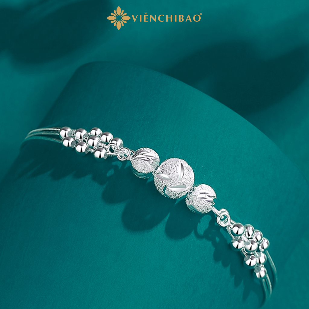 Lắc Tam Sinh Tam Thế - Bạc Ý S925 - L000963x- L500412 - HuyK Viễn Chí Bảo