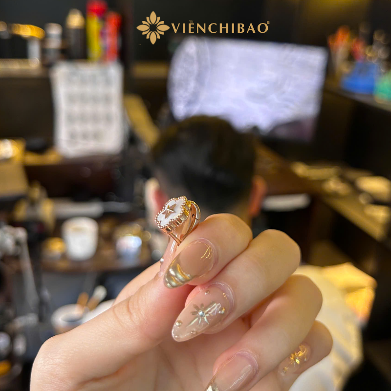 Bông Tai Sao Vàng Quốc Khánh - Bạc S925  - B4029251 - HuyK Viễn Chí Bảo