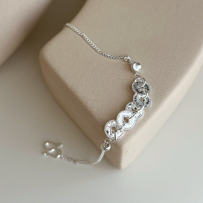 Lắc tay kim tiền ngũ đế -  Bạc S925 - L400231 - HuyK Viễn Chí Bảo