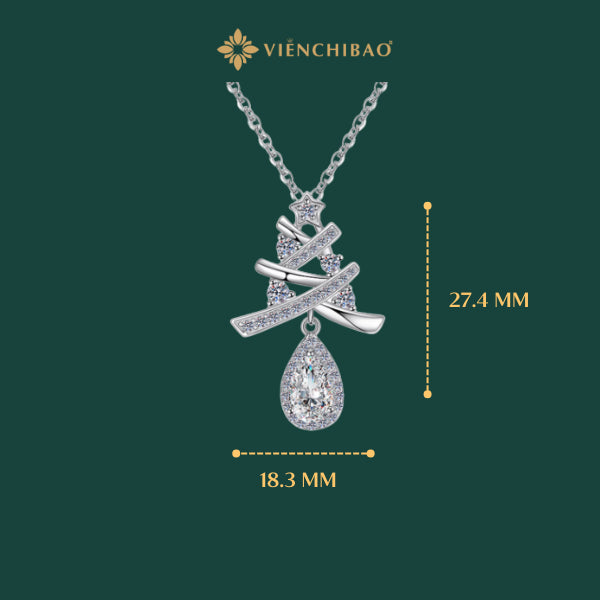 Dây Chuyền Cây Thông Noel - Bạc S925 - D401103 - HuyK Viễn Chí Bảo