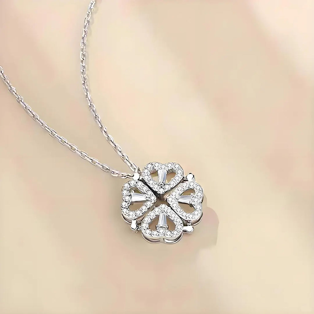 Dây Chuyền Cỏ Bốn Lá - Bạc Ý S925 - MD64 - HuyK Viễn Chí Bảo